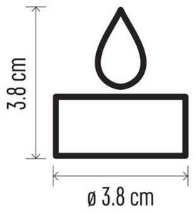 SET 6x LED Decorazioni natalizie 6xLED/6xCR2032 cromo lucido