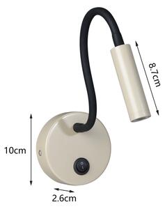 Brilagi - LED Lampada flessibile da muro MAYA LED/3W/230V 4000K beige