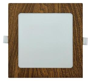 Lampada LED da incasso SQUARE LED/12W/230V 4200K 16,8x16,8 cm marrone