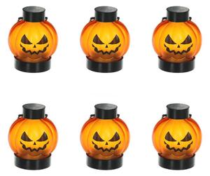 Retlux - SET 6x LED Decorazione HALLOWEEN LED/1xCR2032/bianco caldo zucche