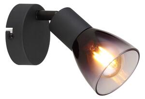Globo 54312-1 - Faretto da parete SATELLA 1xE14/25W/230V nero