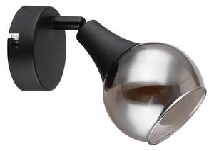 Globo 57904-1 - Faretto da parete GLYPTAR 1xE14/40W/230V nero