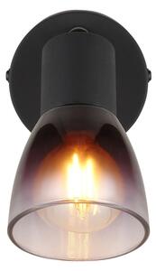 Globo 54312-1 - Faretto da parete SATELLA 1xE14/25W/230V nero