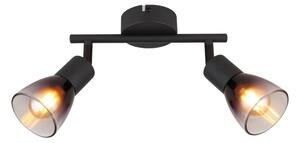Globo 54312-2 - Faretto SATELLA 2xE14/25W/230V nero