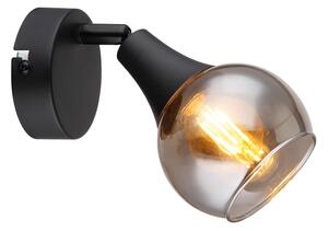 Globo 57904-1 - Faretto da parete GLYPTAR 1xE14/40W/230V nero