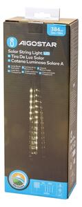Aigostar - Catena solare a LED 384 LED/13 m IP65, bianco freddo