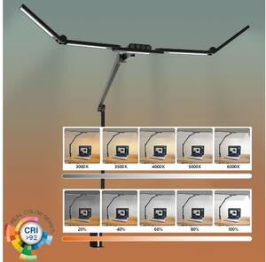 Brilagi - LED Dimmerabile flessibile lampada da tavolo VARIO LED/24W/230V 3000-6500K nero