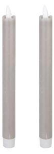 Eglo 422222 - SET 2x LED Candele ANDRAFIABE LED/1xAAA 24,5 cm grigio