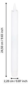 Eglo 422217 - Set 2x LED Candela ANTANABE LED/1xAAA 24,5 cm bianco