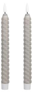 Eglo 422228 - SET 2x LED Candele ANDRAFIABE LED/1xAAA 25 cm grigio