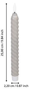 Eglo 422228 - SET 2x LED Candele ANDRAFIABE LED/1xAAA 25 cm grigio