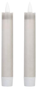 Eglo 422223 - SET 2x LED Candele ANTANABE LED/1xAAA 15 cm grigio