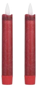 Eglo 422216 - SET 2x LED Candele ANTANABE LED/1xAAA 15 cm rosso