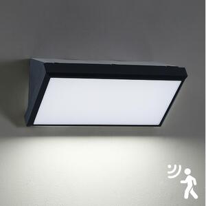 Brilagi - Applique LED da esterno con sensore TRIANGLE LED/20W/230V nera