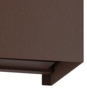 Eglo 901066 - Applique a LED da esterno CALPINO 2xLED/2,8W/230V IP54 marrone