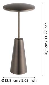 Eglo 900924 - Lampada LED dimmerabile da esterno PICCOLA 2,8W/5V 5200mAh IP54 beige