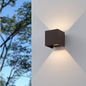 Eglo 901066 - Applique a LED da esterno CALPINO 2xLED/2,8W/230V IP54 marrone