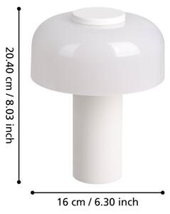 Eglo 900982 - Lampada LED dimmerabile da esterno PONENTE 2,25W/5V 2600mAh IP44 bianco