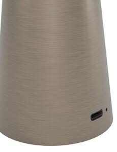Eglo 900924 - Lampada LED dimmerabile da esterno PICCOLA 2,8W/5V 5200mAh IP54 beige