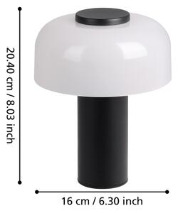 Eglo 900984 - Lampada LED dimmerabile da esterno PONENTE 2,25W/5V IP44 nero/bianco