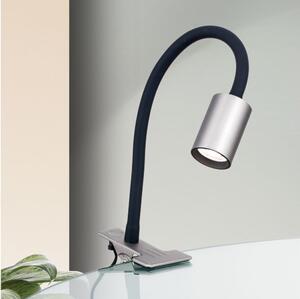 Orion Str 10-489- LED Lampada da tavolo flessibile con clip KURT LED/5W/230V argento