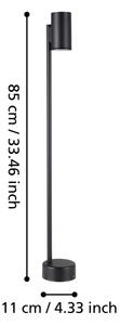 Eglo 900996 - Lampada LED da esterno IZZALINI 1xGU10/2,8W/230V IP44