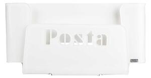 Vesta Portaposta da tavolo in plexiglass PS Plexiglass Bianco/Tortora