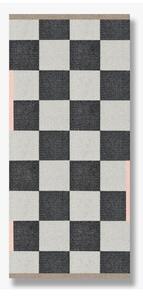 Tappeto lavabile bianco e nero 70x150 cm Square - Mette Ditmer Denmark