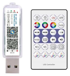 Catena LED RGB LED/10W/5V 10 m USB + telecomando