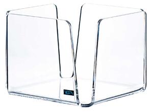 Vesta Portatovaglioli alto Like Water Plexiglass Trasparente Portatovaglioli da Tavolo