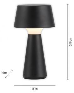 JUST LIGHT. 19260-18 - Lampada LED dimmerabile da esterno ABERA LED/3W/3,7V IP54