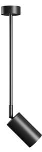 Lampadario a sospensione con supporto rigido VARIOSA 1xGU10/10W/230V nero