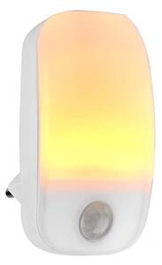 Nedis LNLW10WT - LED Luce di orientamento con sensore LED/0,55W/230V