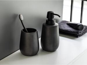 Set di accessori da bagno in ceramica nera Nerno - Wenko