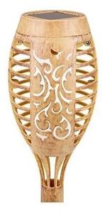 Lampada solare a LED MINISPARK BAMBOO LED/1,8W/5,5V IP44 beige