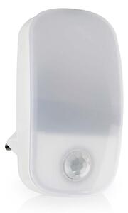 Nedis LNLW10WT - LED Luce di orientamento con sensore LED/0,55W/230V
