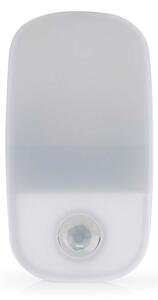 Nedis LNLW10WT - LED Luce di orientamento con sensore LED/0,55W/230V