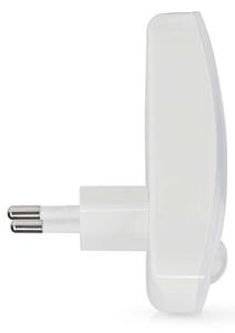 Nedis LNLW10WT - LED Luce di orientamento con sensore LED/0,55W/230V