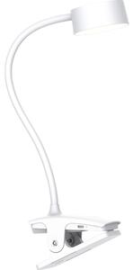 Solight WO3001-W- Lampada flessibile dimmerabile a LED con clip LED/2W/5V 3000/4000/6500K bianco