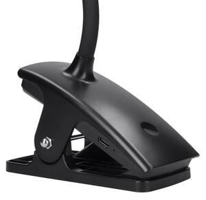 Solight WO3001-B-LED Lampada flessibile dimmerabile con clip LED/2W/5V 3000/4000/6500K nero