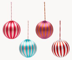 Set di 4 palline di Natale Corded, Ø 15 cm