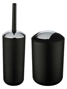 Set di accessori da bagno in plastica nera Brasil - Wenko