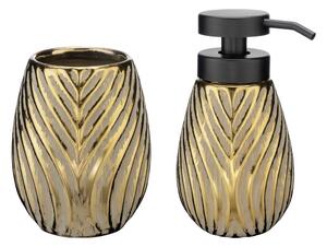 Set di accessori da bagno in ceramica color oro Idro - Wenko