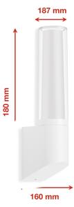 Telefunken 311306TF - Applique da esterno LED/8W/230V 4000K IP44 bianca