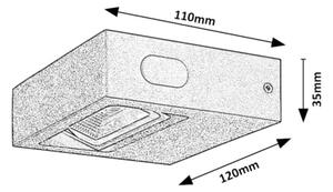 Rabalux 7052 - Applique da esterno a LED GANGES LED/7W/230V IP65