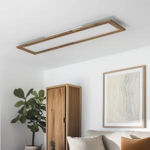 Eglo-LED RGBW Pannello LED da soffitto SALOBRENA-C LED/34W/230V marrone + telecomando