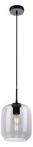 Paul Neuhaus 2002-25 - Lampadario a sospensione con filo SHITAKE 1xE27/10W/230V diametro 20 cm fumé
