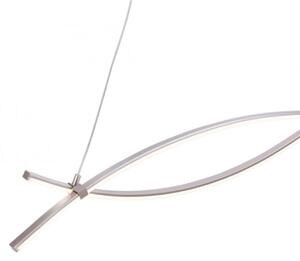 JUST LIGHT. 15382-55 - Lampadario LED a sospensione con filo MAJA 2xLED/8,4W/230V cromo