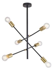 Rabalux 2104 - Lampadario a sospensione con supporto rigido LANNY 6xE27/15W/230V