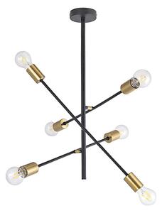 Rabalux 2104 - Lampadario a sospensione con supporto rigido LANNY 6xE27/15W/230V